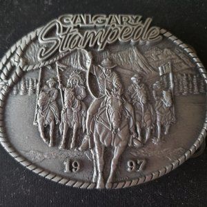 1997 Calgary Stampede Western Belt Buckle